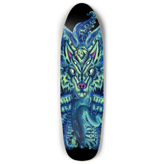 Deep Blue Sea Wolf Tulu Punk Nose Skateboard