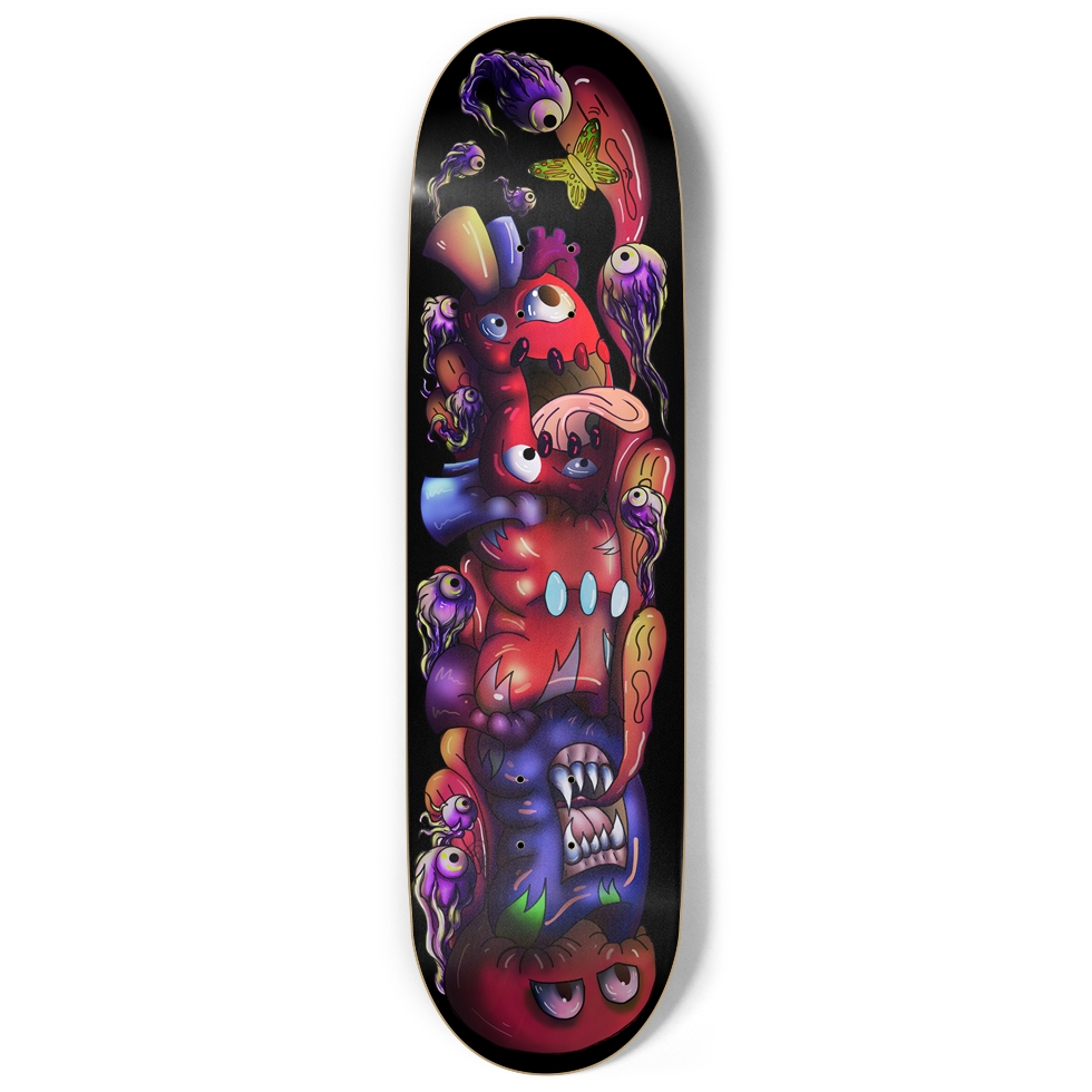 ChaosHeart Totem 9" Skateboard AMCThorn Art