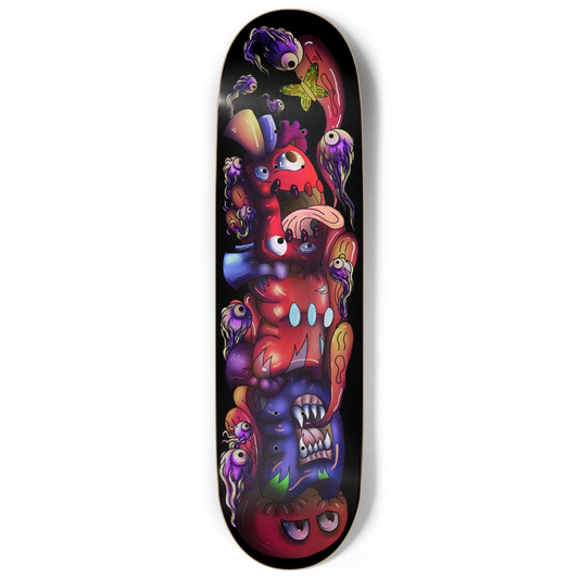 ChaosHeart Totem 9" Skateboard AMCThorn Art