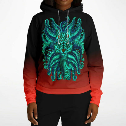 Turquoise Wolf Tulu Athletic Hoodie Subliminator