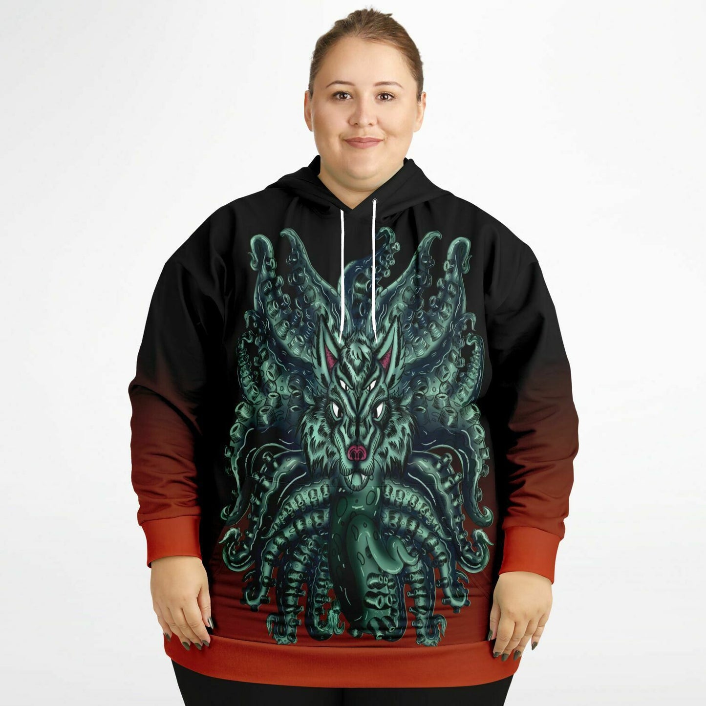 Wolf Tulu High Quality Athletic Plus-size Hoodie - AMCThorn Art