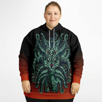 Wolf Tulu High Quality Athletic Plus-size Hoodie - AMCThorn Art