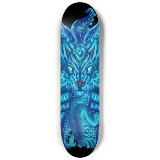 Deep Blue Wolf Tulu 8.25" Skateboard