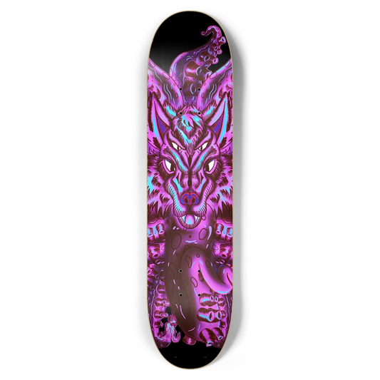 Cotton Candy Wolf Tulu 7.62" Skateboard