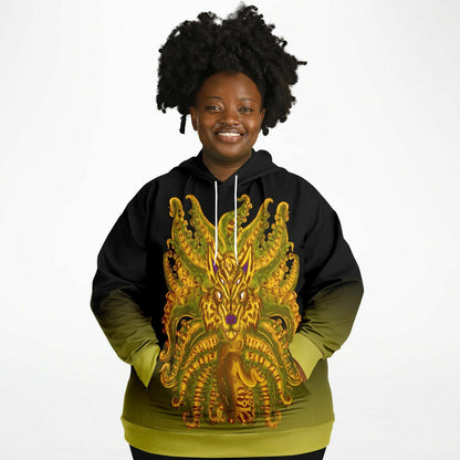 Golden Wolf Tulu Athletic Plus-size Hoodie copy Subliminator