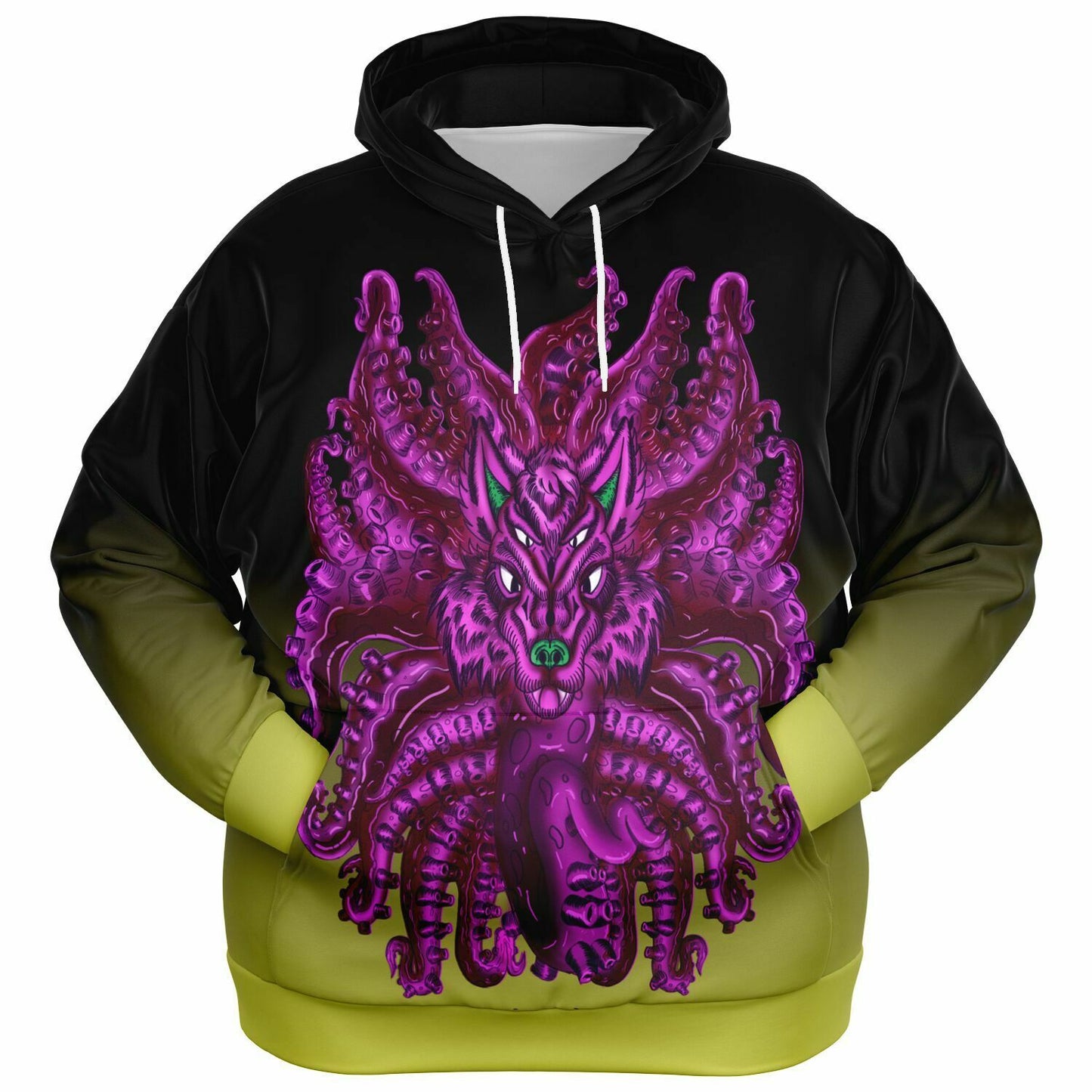 Purple Wolf Tulu Athletic Plus-size Hoodie Subliminator