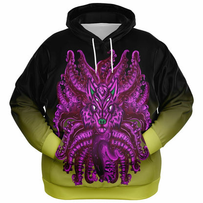 Purple Wolf Tulu Athletic Plus-size Hoodie Subliminator