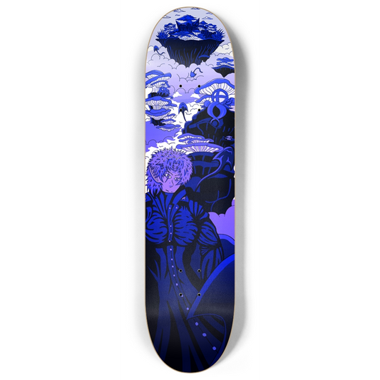 Sky Ray Commander Blue 8" Skateboard