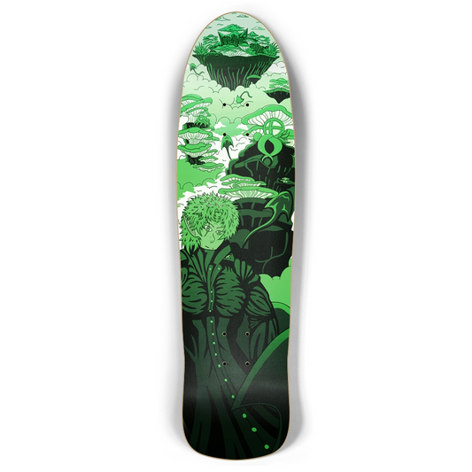 Sky Ray Commander Lime Retro Rocket Skateboard