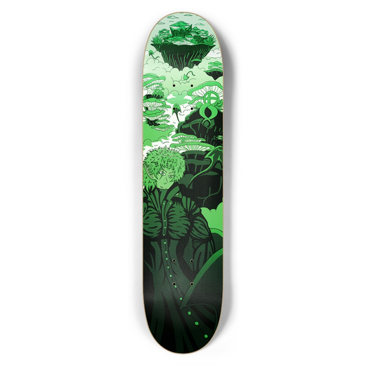 Sky Ray Commander Lime 7.5" Skateboard