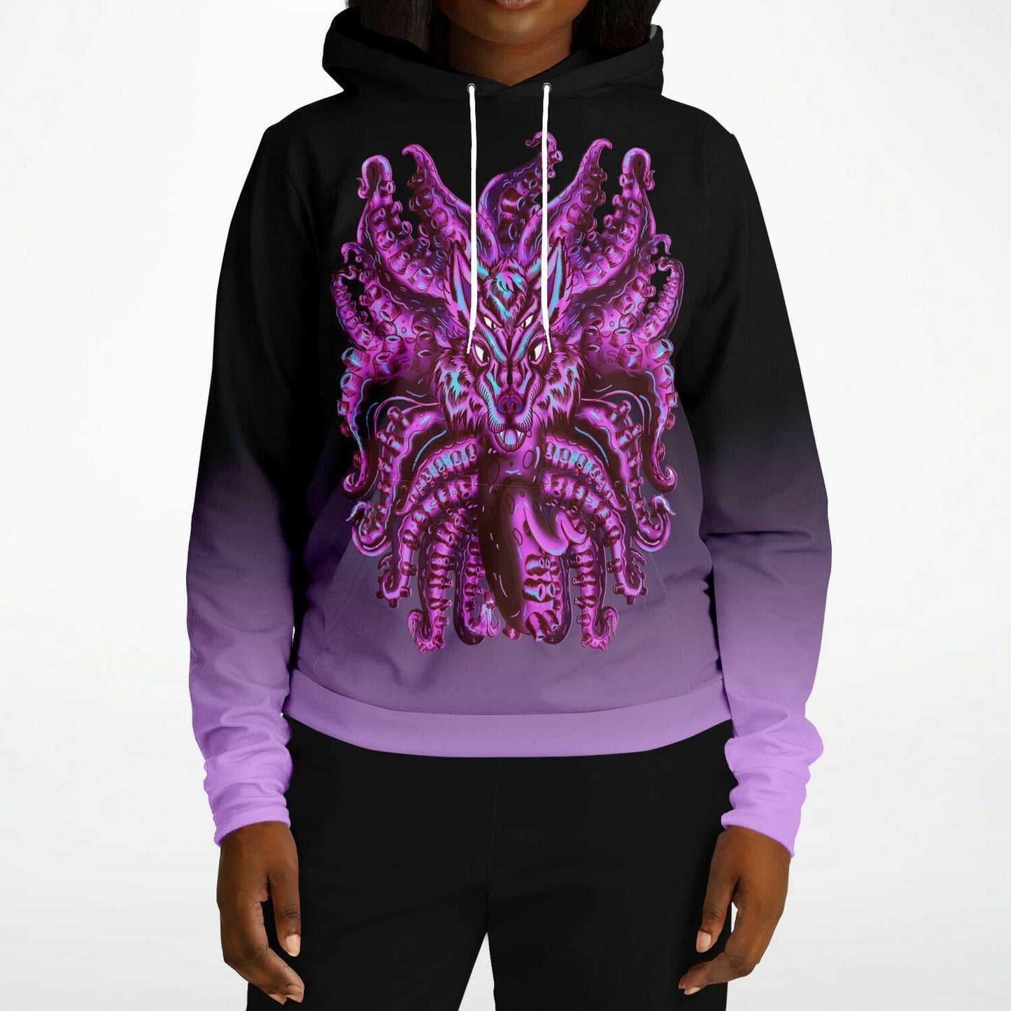 Cotton Candy Wolf Tulu Athletic Hoodie Subliminator